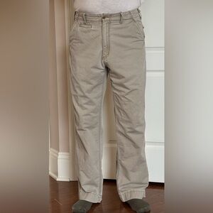 AE Men's Black & Gold Label Pants 34 x 34 American Eagle